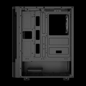 Gamdias Case ATX - TALOS E3 CG - 3 x 120 mm A-RGB, Curved Glass