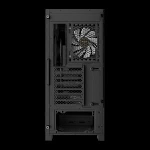 Gamdias кутия Case mATX - AURA GC12 ARGB BK - 6 x 120 mm A-RGB, USB-C, Tempered Glass