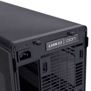 Case Lian Li DAN A3-mATX Wood Edition Black, Tempered Glass, Micro Tower