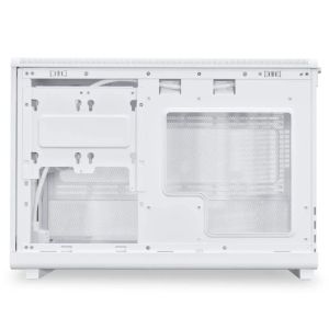 Case Lian Li DAN A3-mATX Wood Edition White, Tempered Glass, Micro Tower