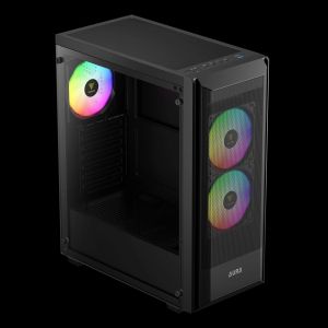 Gamdias кутия Case ATX - AURA GC6 ELITE ARGB BK - Addressable RGB, Mesh