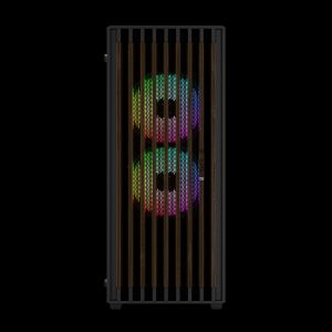 Gamdias кутия Case ATX - AURA GC4 ELITE - Addressable RGB, Wood