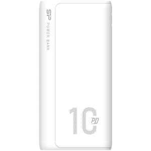 Silicon Power QP15 10.000mAh PowerBank > 500 charging cycles 2x USB A Out, 1x Micro USB in + 1x USB C In/out, Li-Polymer, 10000mAh, Fast Charge, White