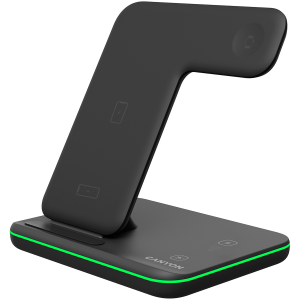 CANYON wireless charger WS-303 15W 3in1 Black