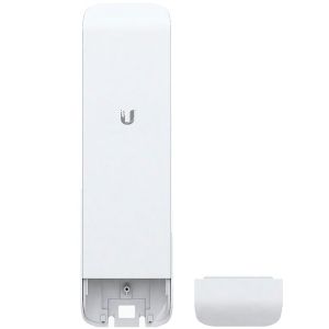 Ubiquiti NanoStation NSM5, 5 GHz, 150+ Mbps, range 15+ km, 16.1 dBi, Pole Mounting kit included, Power method - Passive Power over Ethernet,airMAX,EU