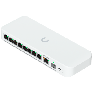 Ubiquiti switch USW-Flex-2.5G-8-EU 8-port 2.5 GbE ports, 10 GbE PoE+ input port for power / SFP+ port combo