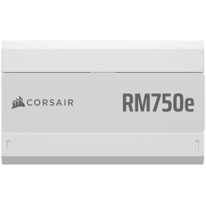 CORSAIR RM750e White, 750 Watt, Cybenetics Gold Certified, Fully Modular