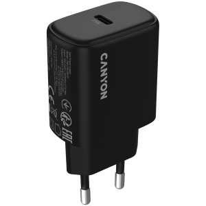 CANYON charger OnCharge 250 25W 1xPD EU Black