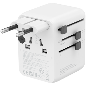 CANYON Travel Adapter OnTour 70 EU/UK/US/AUS 70W White
