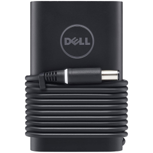 Dell 7.4 mm barrel 65 W AC Adapter with 1 meter Power Cord - Euro