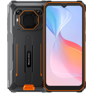 Blackview BV6200Pro 6.56" HD+ Helip P35 (Octacore 2.3Ghz) 6GB+128GB DS TF Card (1Tb Max) CAM 8+13+0.3MP 13000mAh IP68&IPK69 MIL-SPEC 810H 18W Reverse Charging Android 13 Orange
