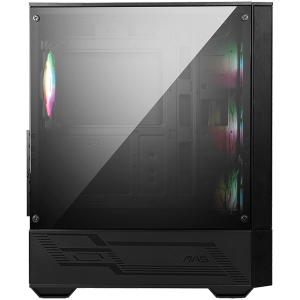 MSI MAG FORGE 112R, Mid-Tower, ATX/M-ATX/ITX, 2x USB 3.2 Gen 1 Type-A, 1x Audio/1x Mic, Insta-light Loop Button, ARGB Hub, 4x 120mm ARGB Fans, 4mm Tempered Glass
