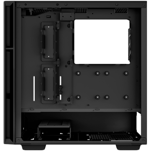 DeepCool CH560, Mid Tower, Mini-ITX/Micro-ATX/ATX/E-ATX, 1xUSB3.0, 1xType-C, 1xAudio, 3x140mm + 1x120mm Pre-Installed ARGB Fans, Tempered Glass, Mesh Panels, GPU Support Arm, Black, R-CH560-BKAPE4-G-1