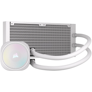 CORSAIR NAUTILUS 240 ARGB White, 240mm Radiator, Liquid CPU Cooler