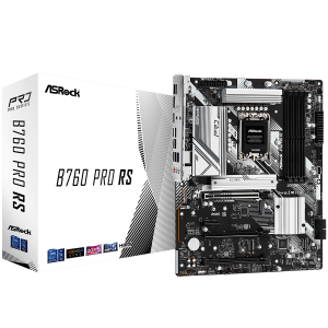 ASROCK MB Desktop B760 Pro RS (S1700, 4x DDR5, 1x PCIe 5.0 x16, 1x PCIe 4.0 x16, 1x PCIe 3.0 x16, 1x PCIe 3.0 x1, 2x Hyper M.2 PCIe Gen4x4, 1x M.2 PCIe Gen 4x2, 4x SATA3, 2x USB-C, 6x USB 3.2, 4x USB 2.0, 1xRJ-45 2.5GB, 1x HDMI, 1x DP, ATX