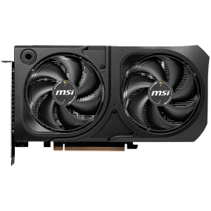 MSI Video Card NVIDIA GeForce RTX 5060 Ti 8G SHADOW 2X OC PLUS, 8GB GDDR7, 128-bit, 2617 MHz Boost, 4608 CUDA Cores, PCIe 5.0 (x8), 3x DP 2.1b, HDMI 2.1b, RAY TRACING, Dual Fan, 180W TDP, 8-pin PCIe Power, G-SYNC, 2-Slot, 3Y