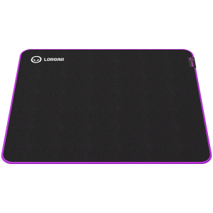 Lorgar Main 315, Gaming mouse pad, High-speed surface, Purple anti-slip rubber base, size: 500mm x 420mm x 3mm, weight 0.39kg