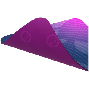 Lorgar Main 135, Gaming mouse pad, High-speed surface, Purple anti-slip rubber base, size: 500mm x 420mm x 3mm, weight 0.41kg