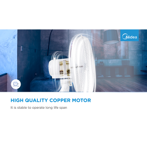 Table fan, 40W, 40cm, 3 speeds, mechanical, noise level: 50-60 dB, Oscillation 80°, Tilting +24° -12°