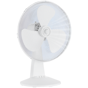 Table fan, 40W, 40cm, 3 speeds, mechanical, noise level: 50-60 dB, Oscillation 80°, Tilting +24° -12°
