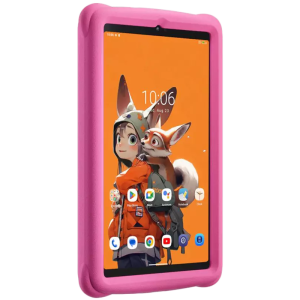 Blackview Tab 60 Pro Kids WiFi+4G 10.1-inch HD IPS 800x1280 T606 Octa-core 1.6GHz 4GB/128GB 7700mAh Charger Included 5MP Front/8MP Rear camera Android 15 Ocean Pink