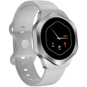CANYON Smart Watch Hexagon 88 BT-CALL Silver