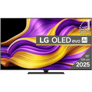 TV LG OLED55G53LS, 55" UHD OLED evo, 4K (3840 x 2160), DVB-C/T2/S2, Full Cinema Screen, Alpha 11 AI 4K, 120Hz Native (VRR 144Hz), ThinQ AI, HDR10, VRR, NVIDIA G-SYNC, AMD FreeSync, Dolby Vision, Dolby Atmos, Wi-Fi 6, Bluetooth, HDMI, USB, Airplay 2