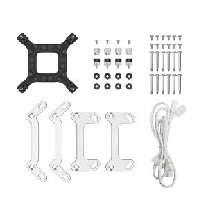 DeepCool Water Cooling LM360 WH - 2.4 inch IPS Display, Addressable RGB