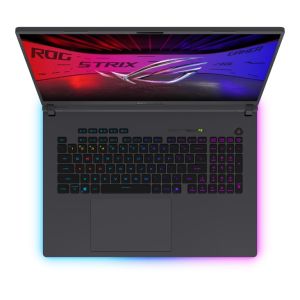 Лаптоп Asus Strix G18 G815LM-S9025, Intel  Ultra 9 275HX 2.7 GHz (36MB Cache, up to 5.4 GHz, 24 cores),18.0 WQXGA(2560X1600),16:10 Bend+500nits, AG,240Hz,DDR5 32GB ( 16GB DDR5-5600 SO-DIMM *2 ) ,1TB , RTX 5060  8GB GDDR7,Wi-Fi 7 ,Backlit Chiclet Keyboard 