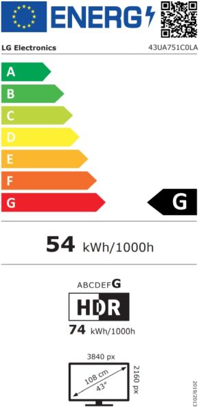 Телевизор LG 43UA751C0LA, 43" 4K UltraHD TV 3840 x 2160, DVB-T2/C/S2, Smart TV LG ThinQ, 4K Upscaling, HDR10 Pro, HGiG, HLG, Built-in Wi-Fi, AI Sound Virtual 5.1 Up-mix, Simplink, HDMI, LAN, USB, Bluetooth, SPDIF, Hotel mode, Ceramic Black