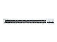 CISCO Business Switching CBS220 Smart 48-port Gigabit 4x1G SFP uplink
