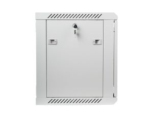 Комуникационен шкаф Lanberg rack cabinet 19" wall-mount 9U / 600x450 for self-assembly (flat pack), grey