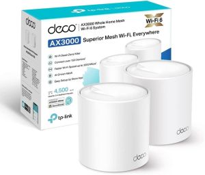 TP-Link Deco X50, 2 pack, 3x LAN/WAN, 2.4/5 GHz, 574 -  2402 Mbps, Gigabit