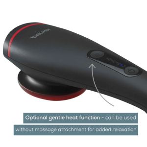 Масажор Beurer MG 24 Massager with heat function; Soothing and relaxing vibration massage;3 massage attachments;2 intensity levels;2 pre-set programs