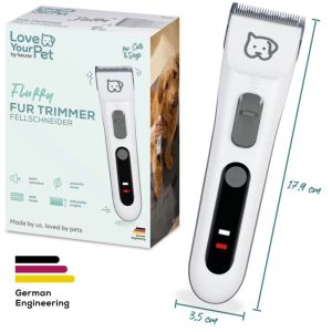 Машинка за подстригване Beurer PP 110 Fluffy Professional grooming for dogs and cats;individually adjustable cutting lengths and extra-long battery life;Quiet motor;Wide stainless steel blade