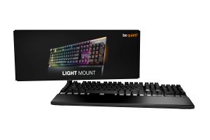 be quiet! професионална геймърска механична клавиатура Professional Gaming Mechanical Keyboard LIGHT MOUNT - be quiet! Silent Switches [Tactile]