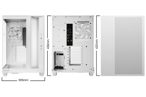 be quiet! Case ATX - LIGHT BASE 500 LX White