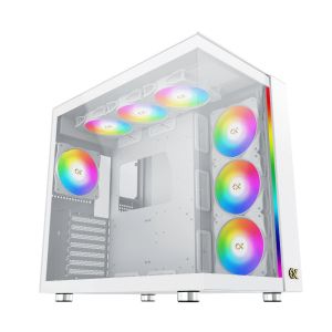Xigmatek Case EATX - AQUA ULTRA AIR Arctic - 7 ARGB Fans