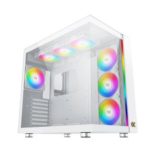 Xigmatek Case EATX - AQUA ULTRA AIR Arctic - 7 ARGB Fans