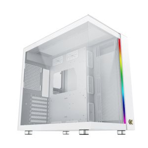 Xigmatek Case EATX - AQUA ULTRA AIR Arctic - 7 ARGB Fans