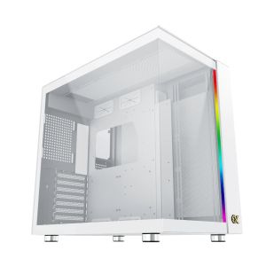 Xigmatek Case EATX - AQUA ULTRA AIR Arctic - 7 ARGB Fans