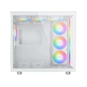 Xigmatek Case EATX - AQUA ULTRA AIR Arctic - 7 ARGB Fans