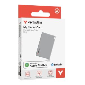 Проследяващо устройство Verbatim MYFCR-01S My Finder Card Bluetooth Item Finder 1 pack Silver