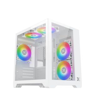 Xigmatek Case mATX - Aqua M Lite Arctic - 5 ARGB Fans