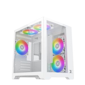 Xigmatek Case mATX - Aqua M Lite Arctic - 5 ARGB Fans