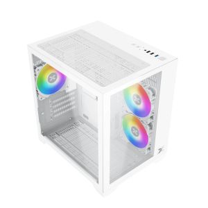 Xigmatek Case mATX - Aqua M Lite Arctic - 5 ARGB Fans
