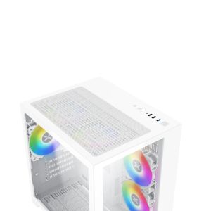 Xigmatek Case mATX - Aqua M Lite Arctic - 5 ARGB Fans