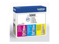 BROTHER BT5000 Ink Bottle Value Pack 1x C/M/Y