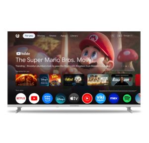 Телевизор Thomson 40" FHD Google TV; 1920 x 1080 (FHD), DLED, 60 Hz, HDR10, Dolby Audio, Google Cast, DVB-T/T2/C/S/S2, Wi-Fi, Bluetooth, LAN, HDMI 3 (1.4), USB 2 (2.0), Hotel mode, Side Feet, White
