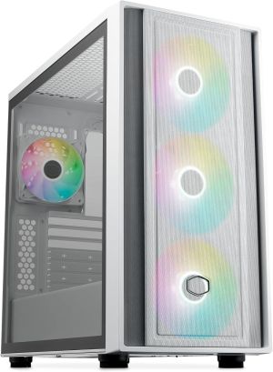 Case CoolerMaster MasterBox 600 - White ARGB